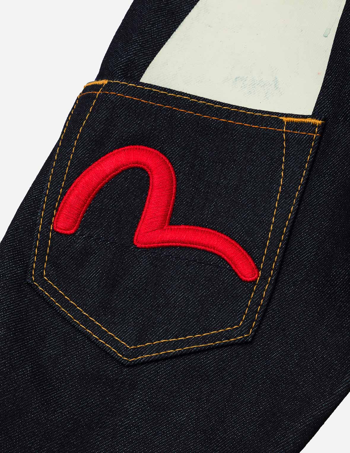 大M印花窄腳牛仔褲 #2017