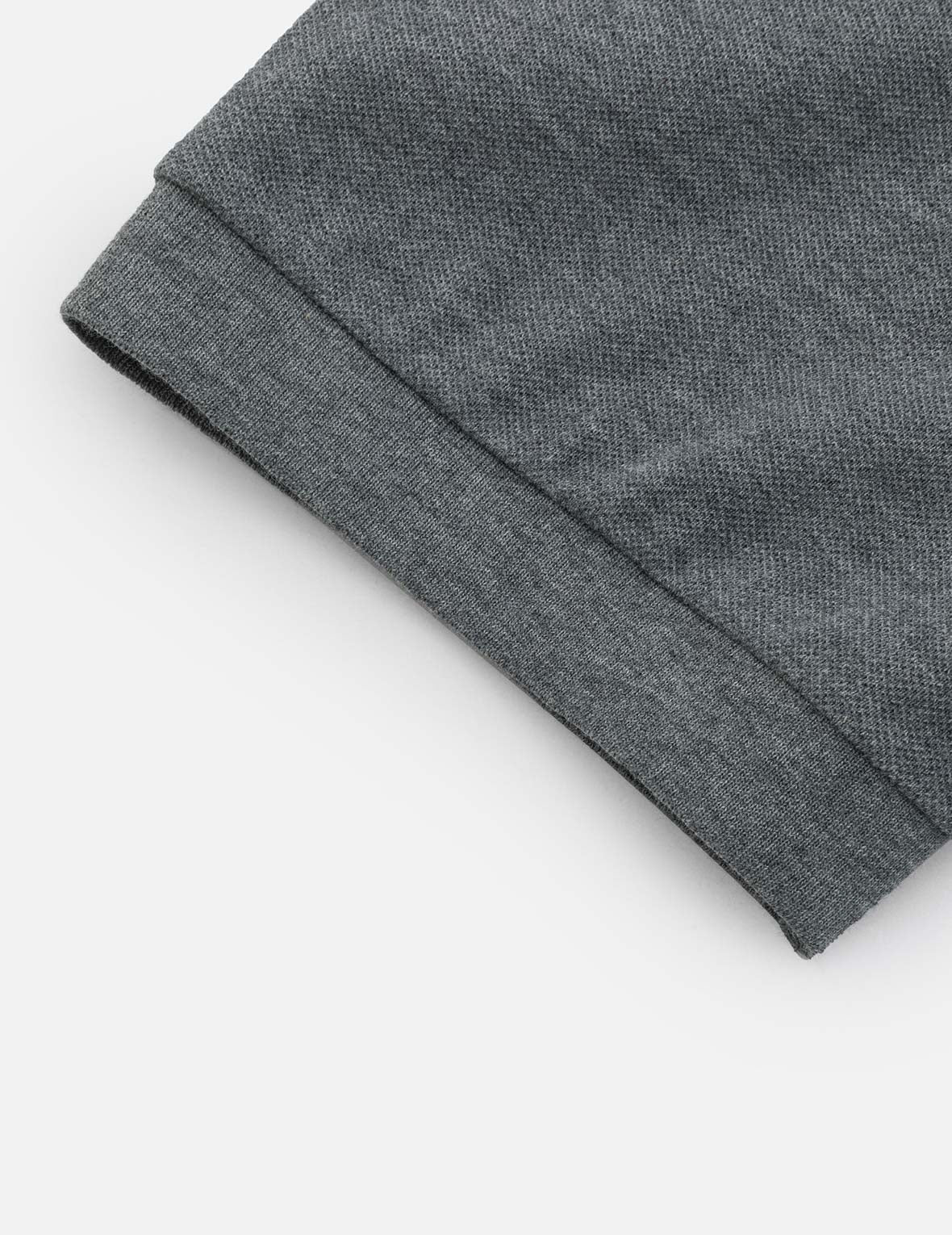 商標刺繡寬版休閒POLO衫