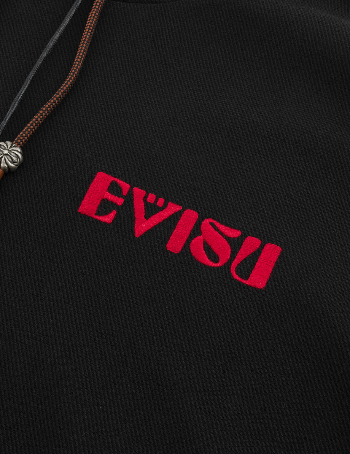 EVISU Totem Print and Embroidery Relax Fit Hoodie