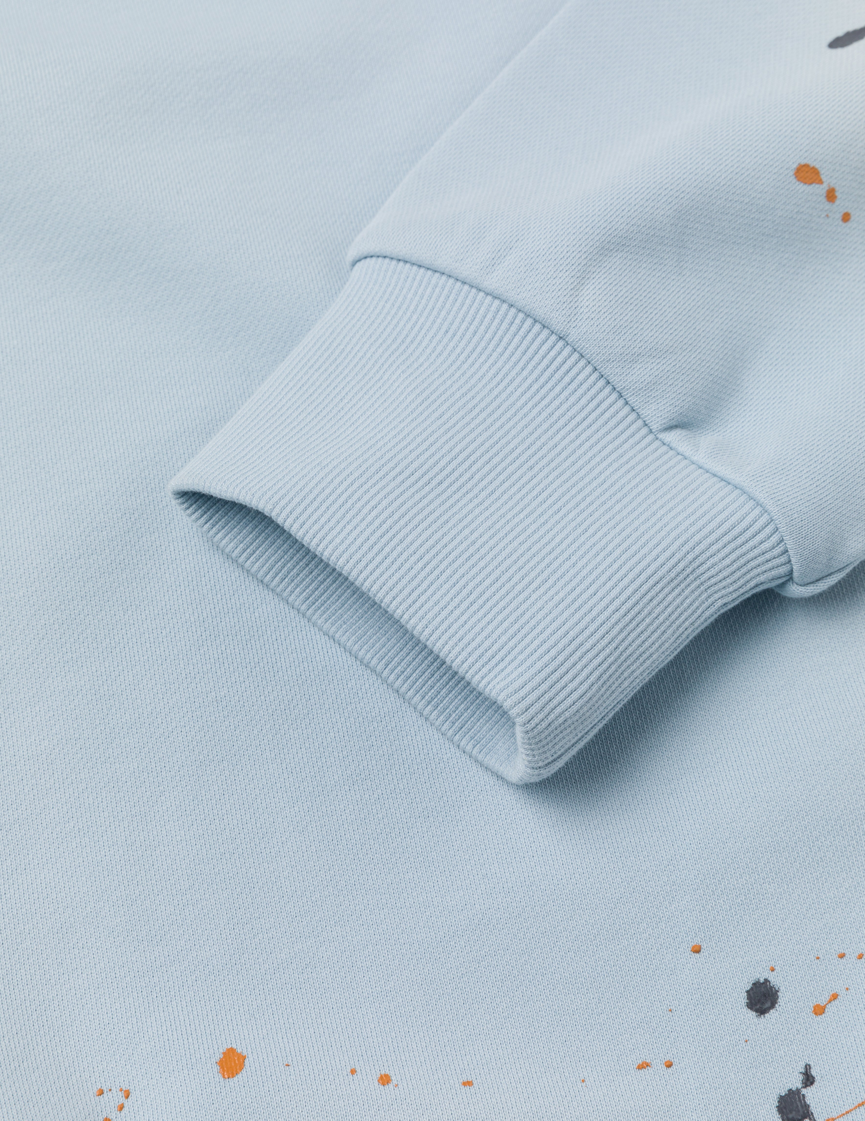 商標和海鷗印花寬版休閒衛衣