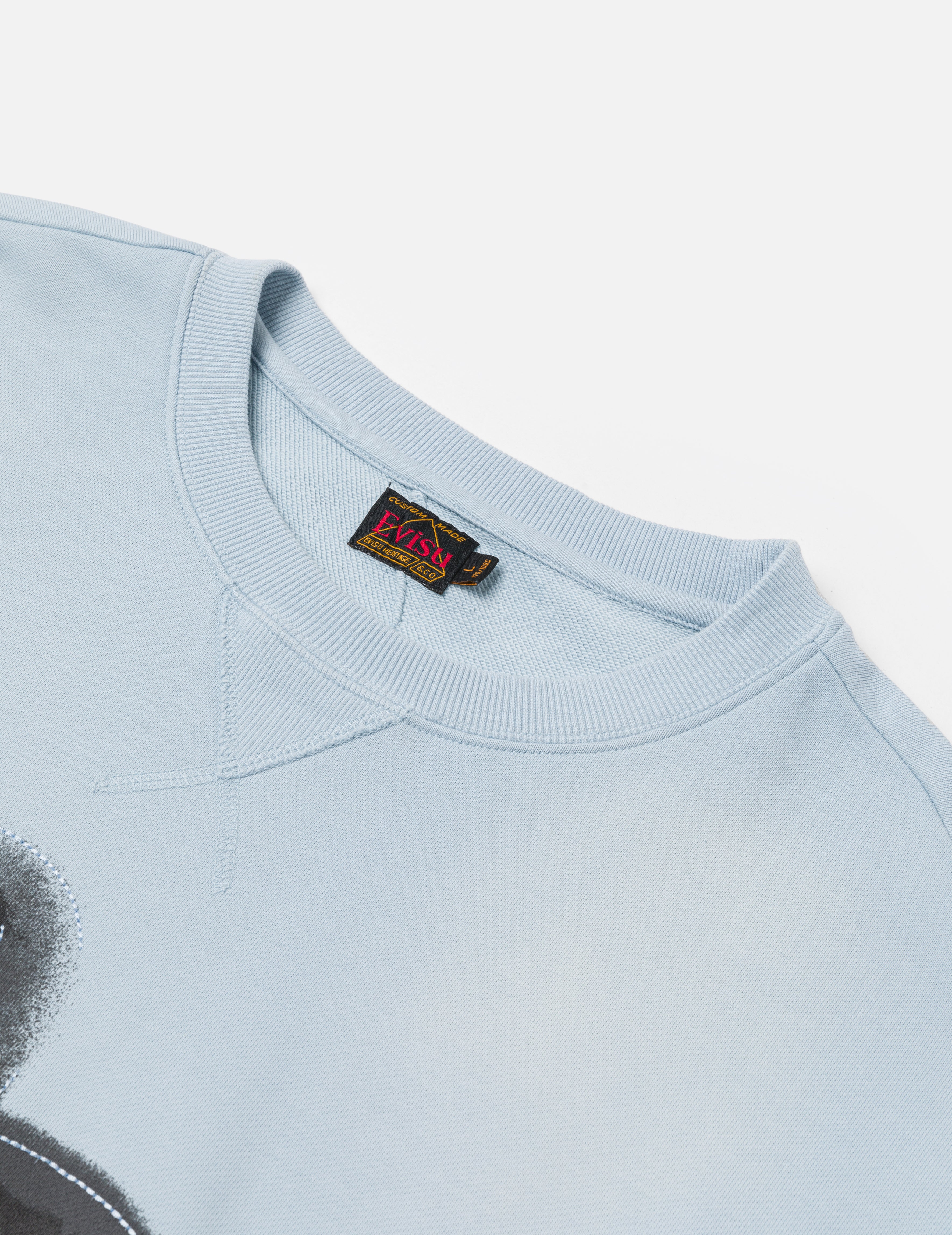 商標和海鷗印花寬版休閒衛衣