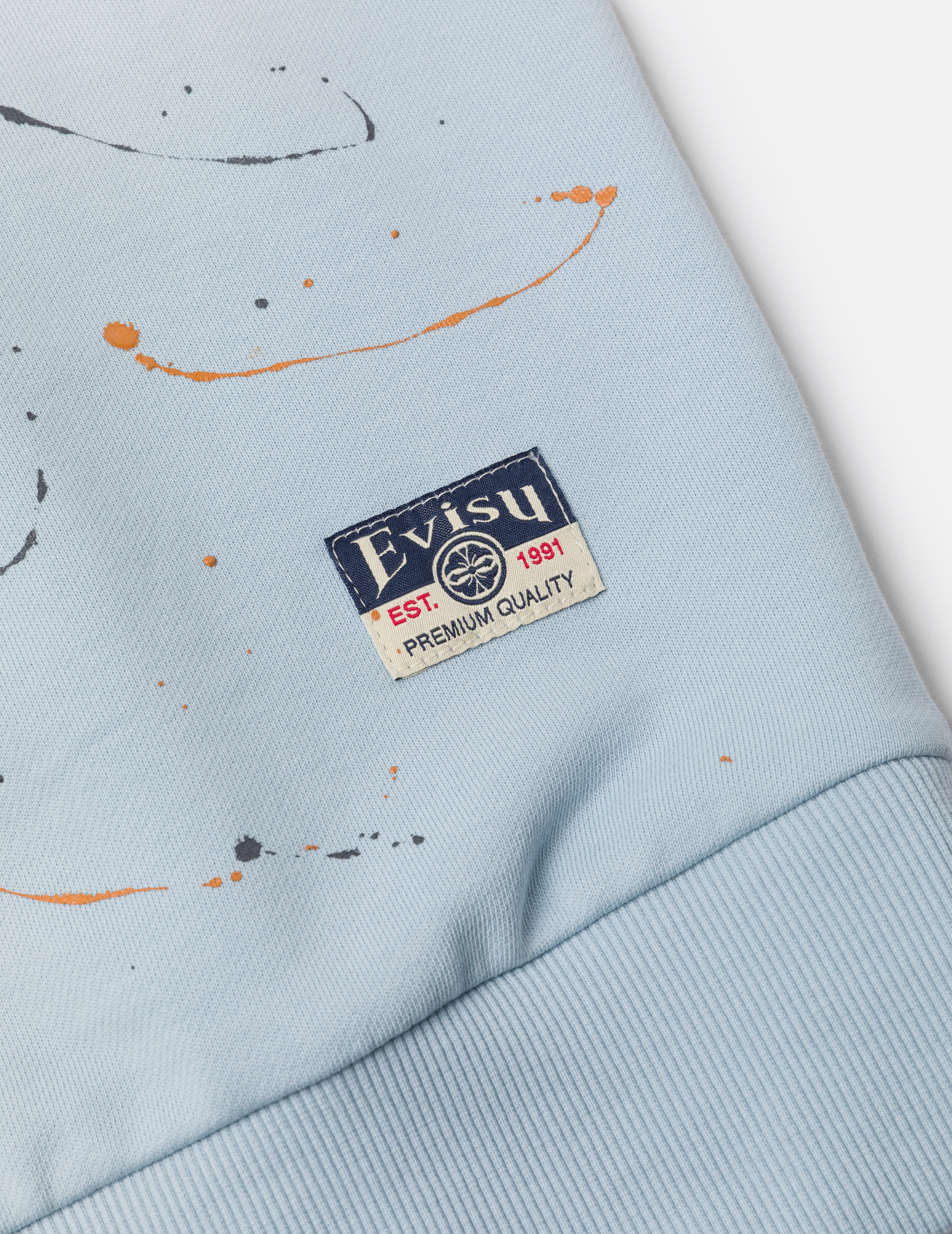 商標和海鷗印花寬版休閒衛衣