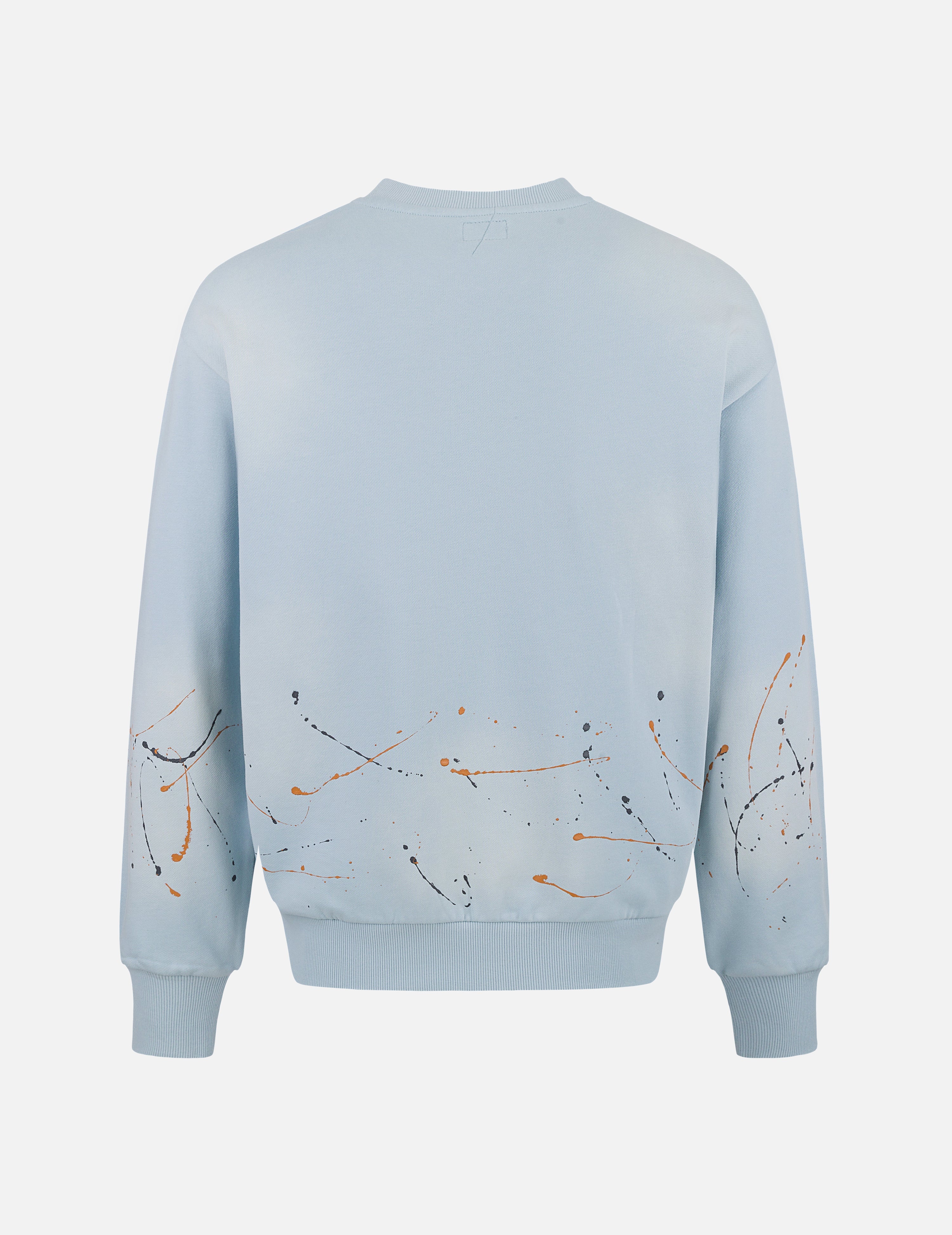 商標和海鷗印花寬版休閒衛衣