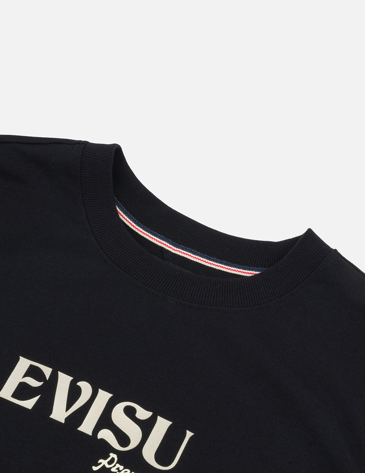 家花商標印花寬版休閒T恤