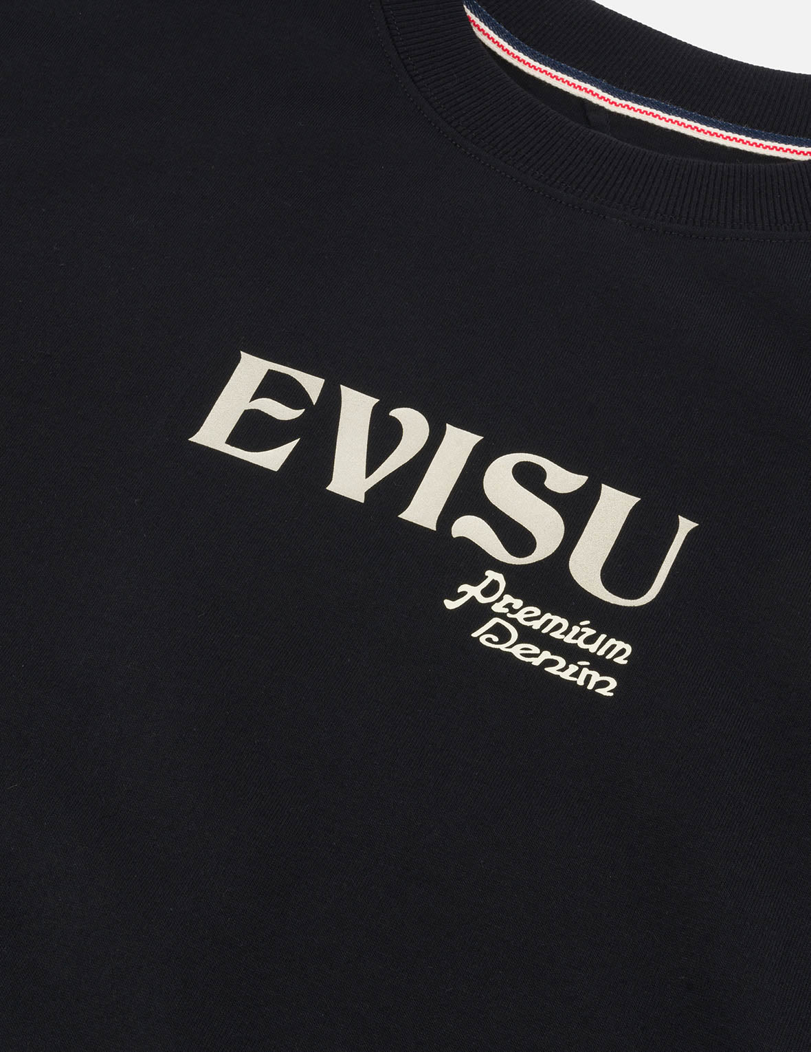 家花商標印花寬版休閒T恤