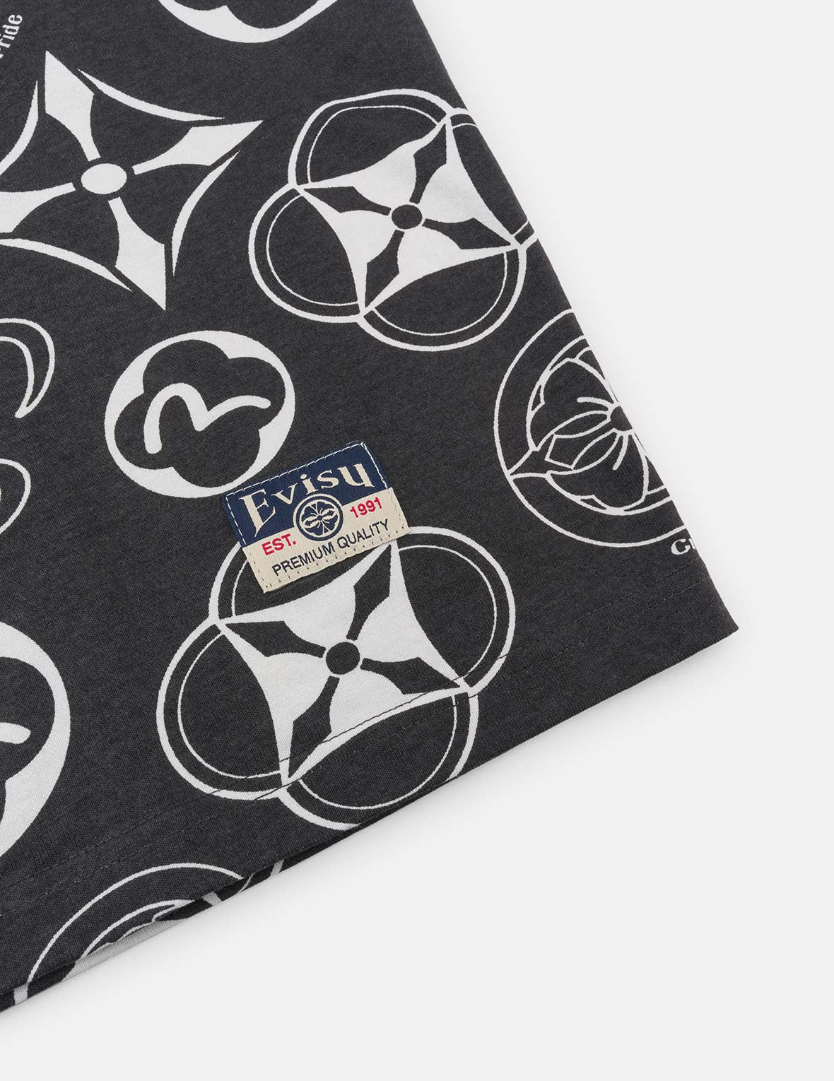 Allover Multi-logo Print Loose Fit T-shirt