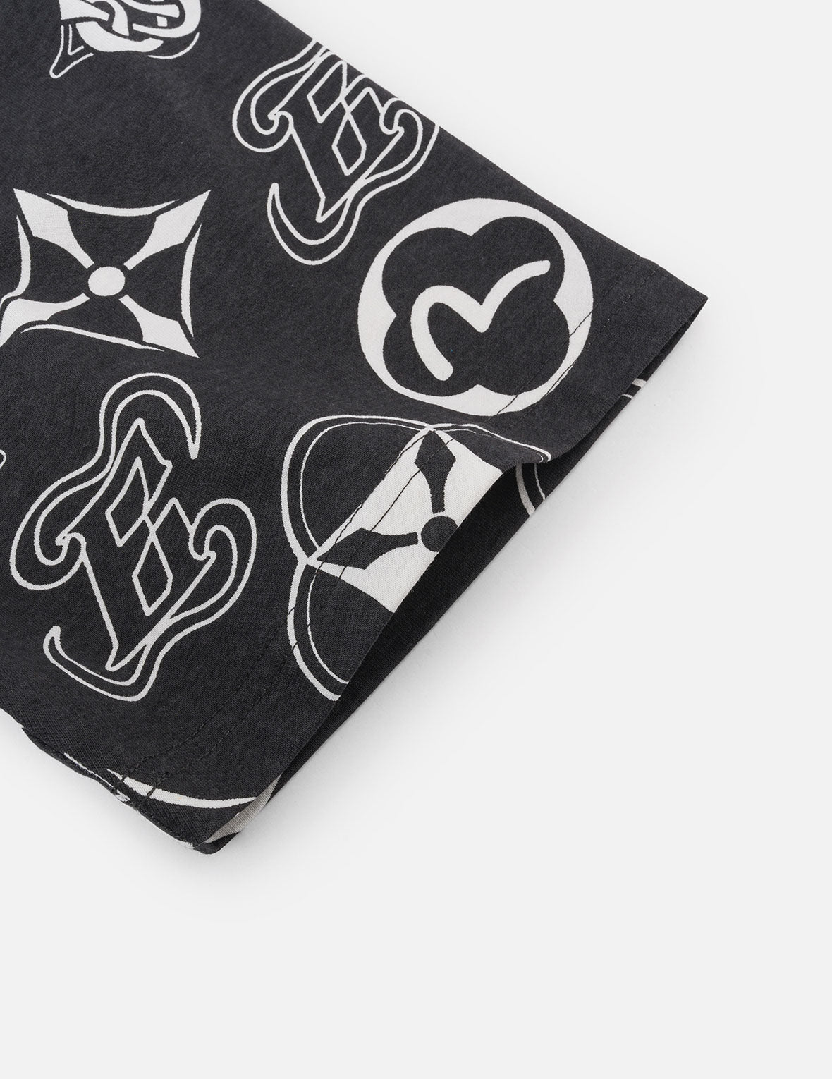 Allover Multi-logo Print Loose Fit T-shirt