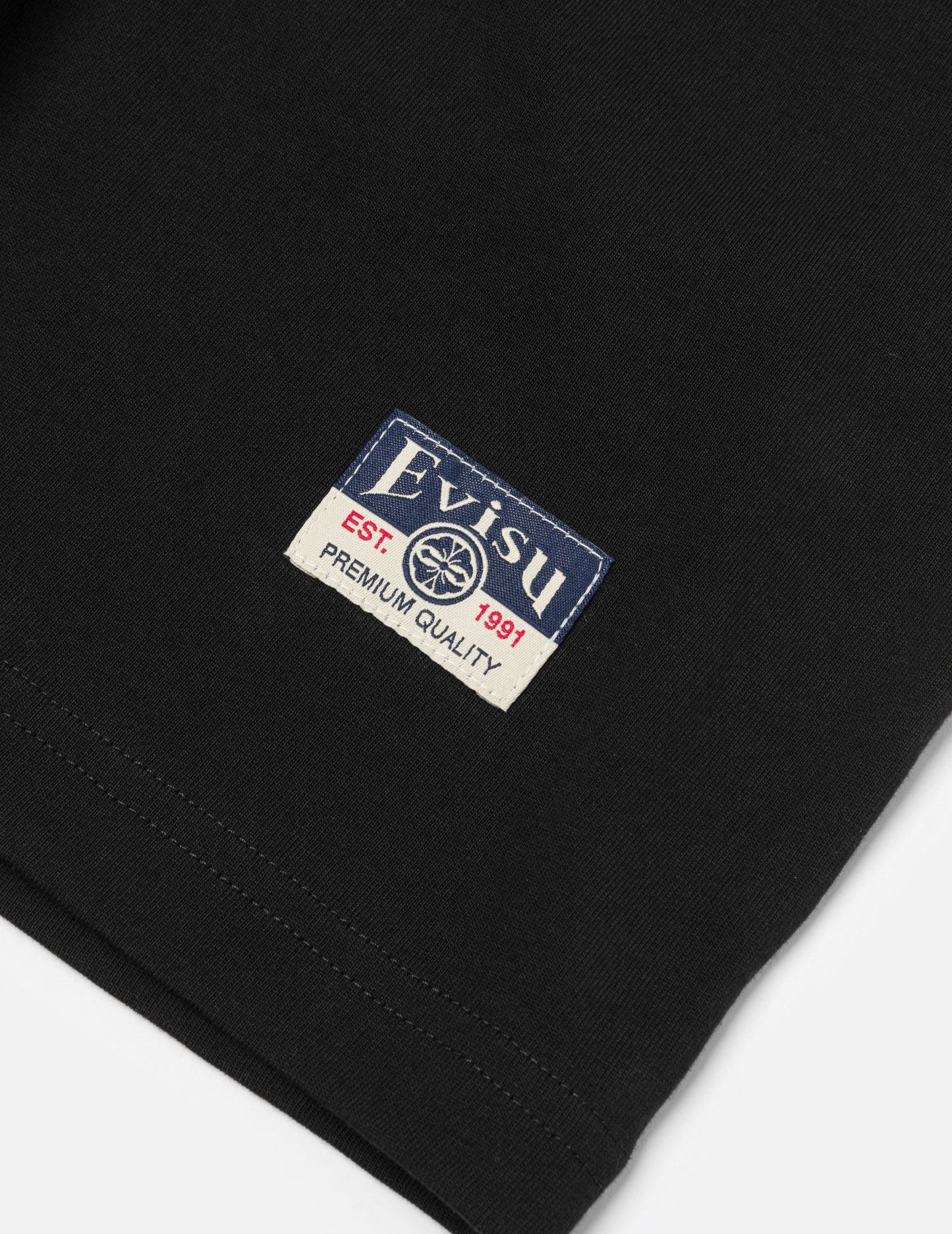 海鷗刺繡縫線口袋寬版休閒T恤