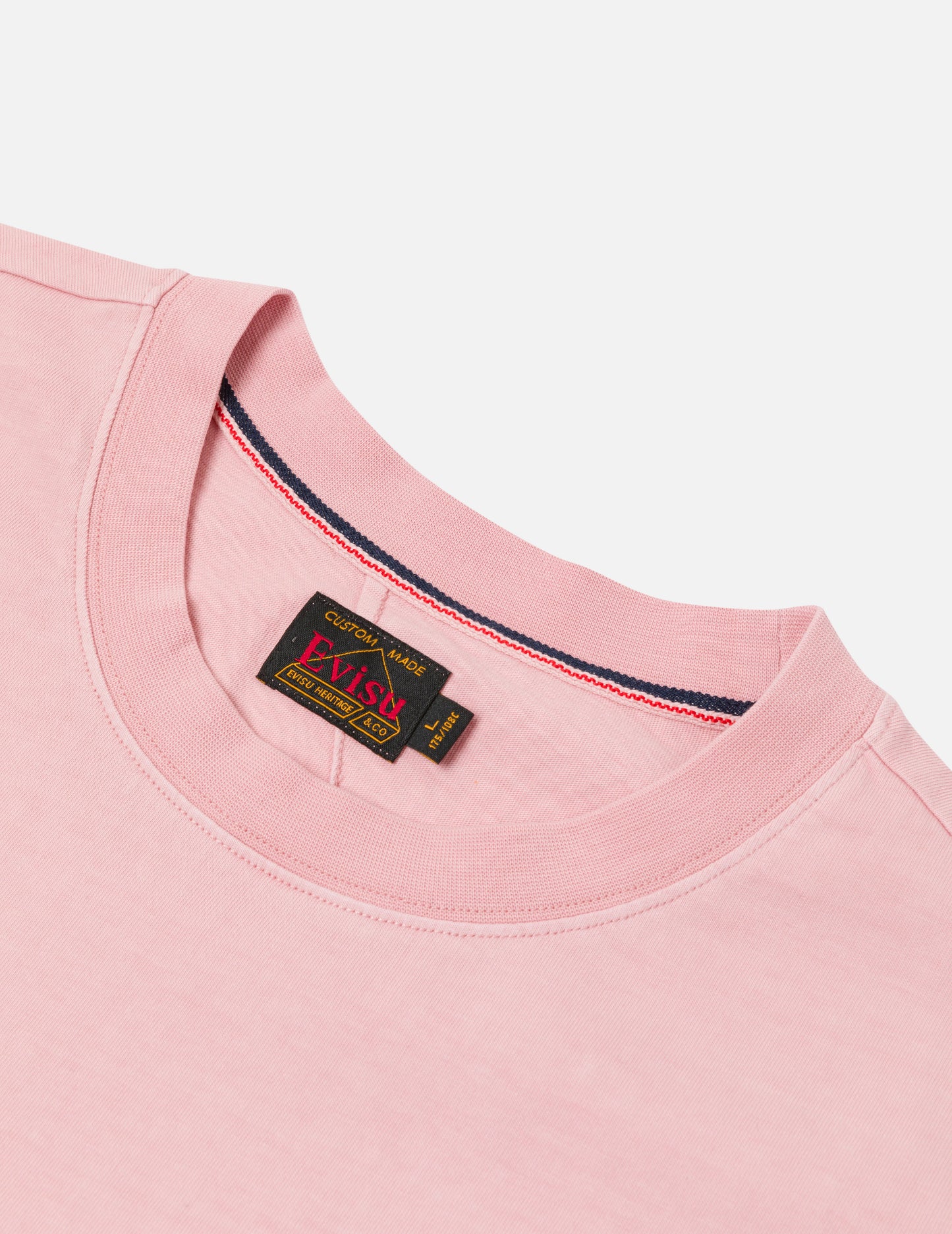 海鷗刺繡縫線口袋寬版休閒T恤