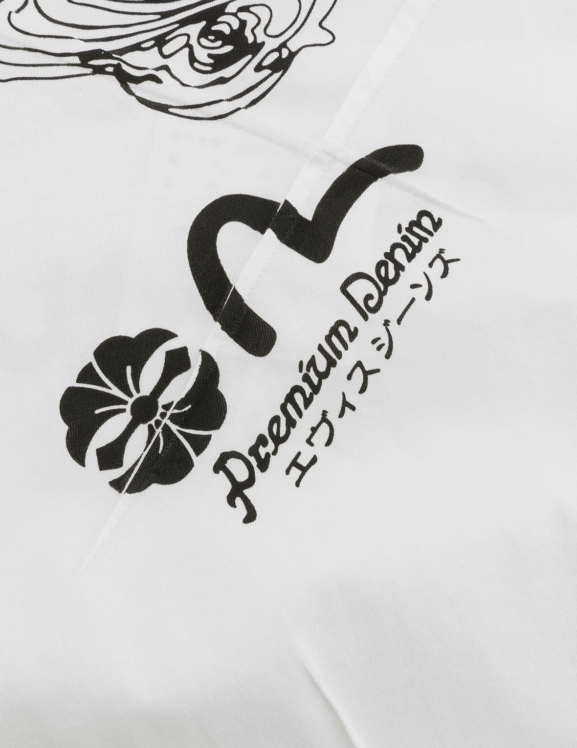 祥雲商標印花印花寬版T恤