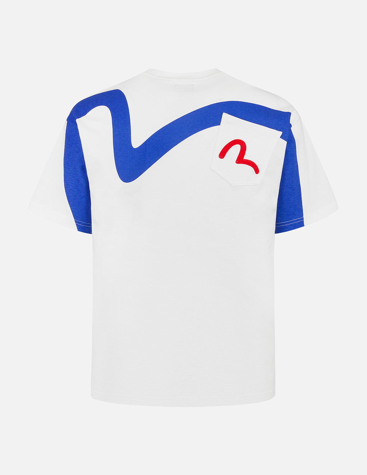 海鷗與標語印花寬版休閒T恤