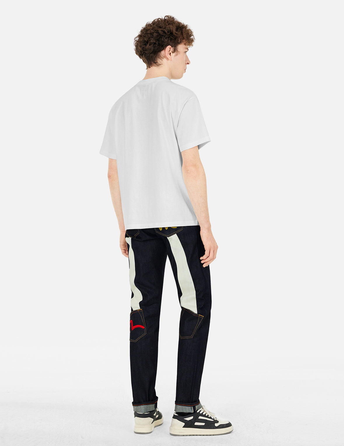 迷彩佛頭印花寬版休閒T恤