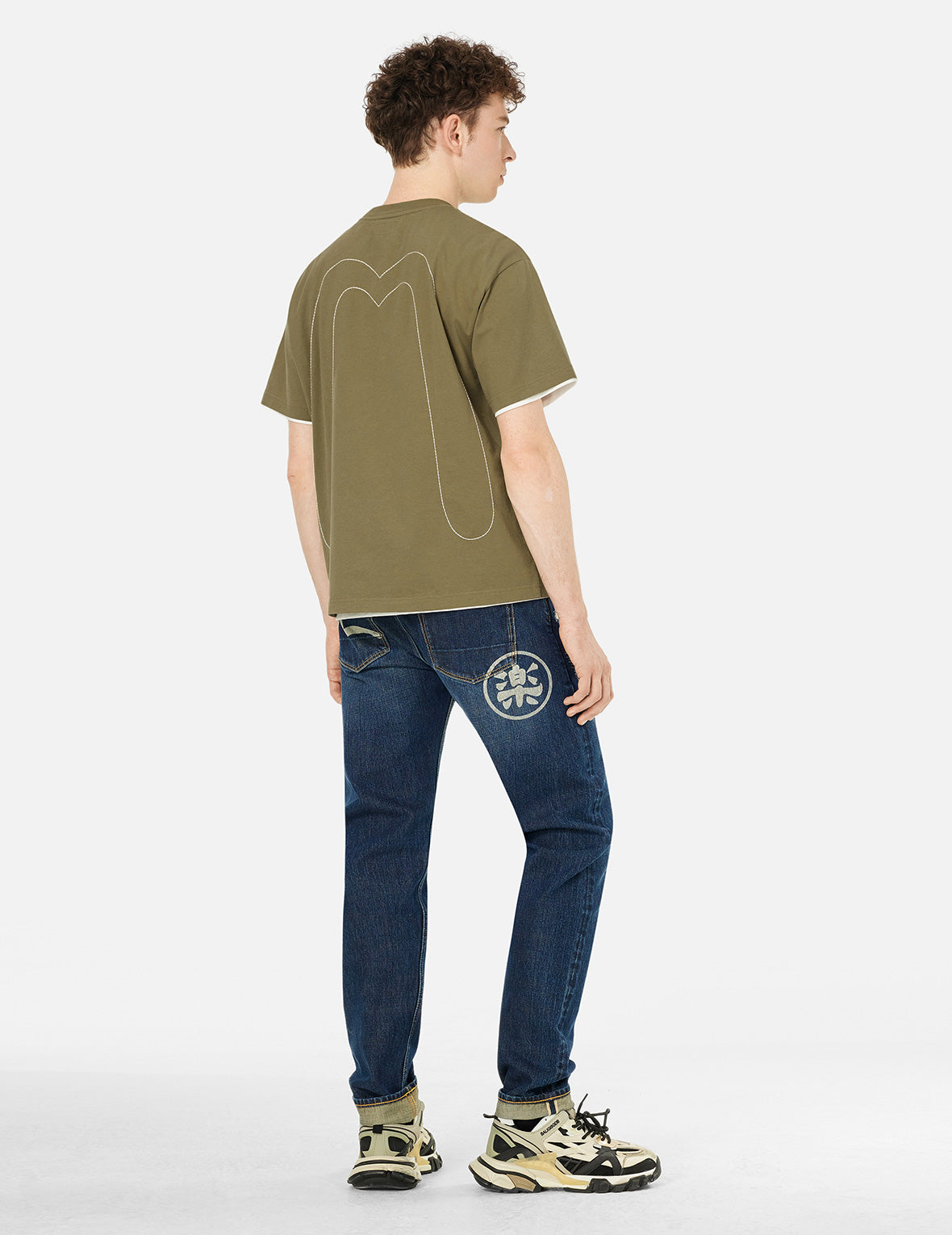 Daicock Stitched Embroidery Relax Fit T-shirt