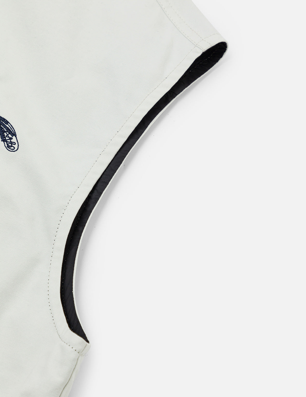 Artistic Logo Embroidery Fashion Fit Vest Jacket