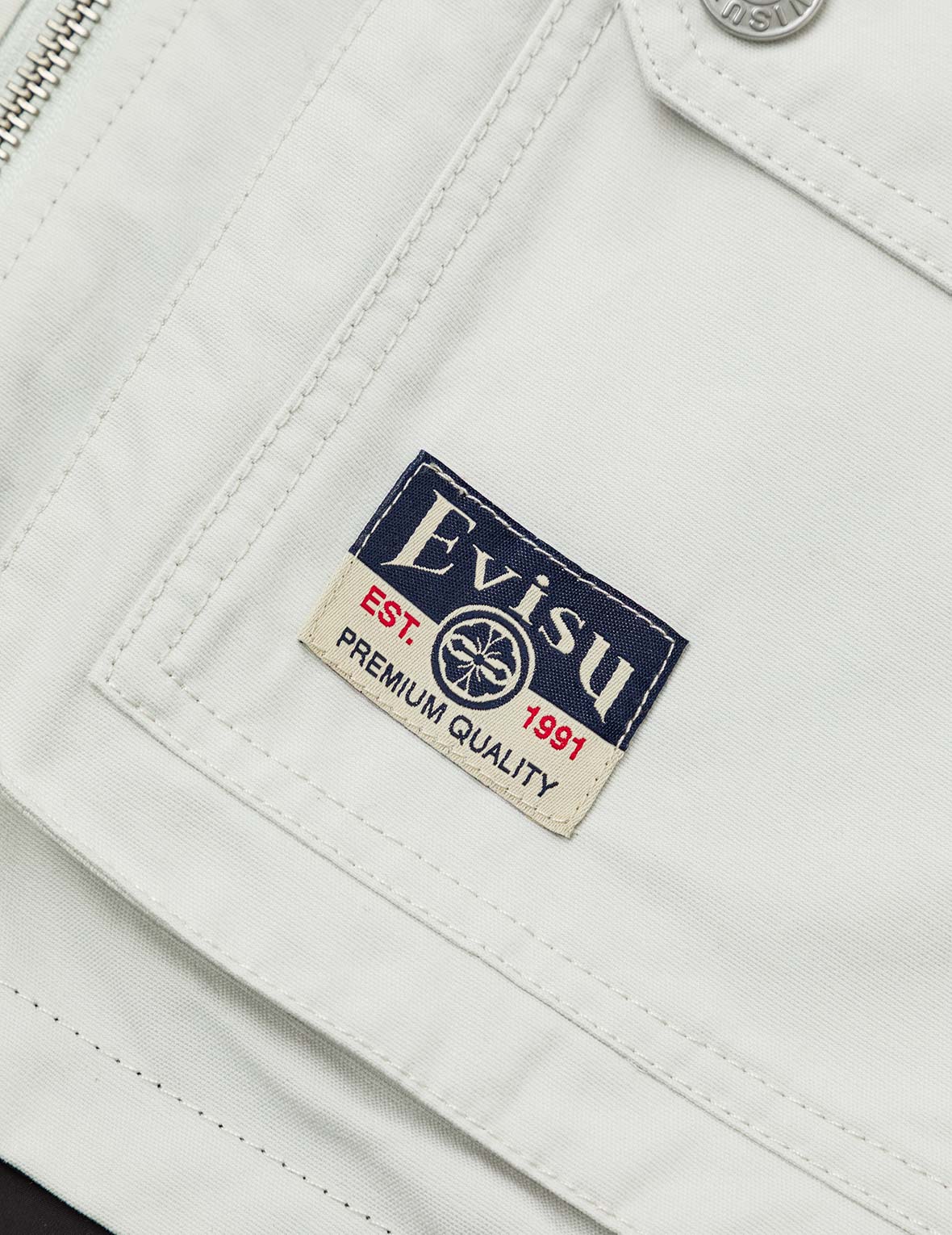 Artistic Logo Embroidery Fashion Fit Vest Jacket