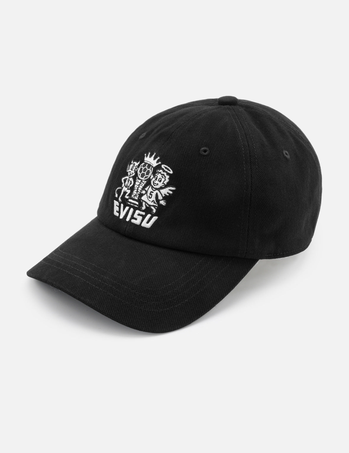 Little Devil & Angel Washed Corduroy Baseball Cap