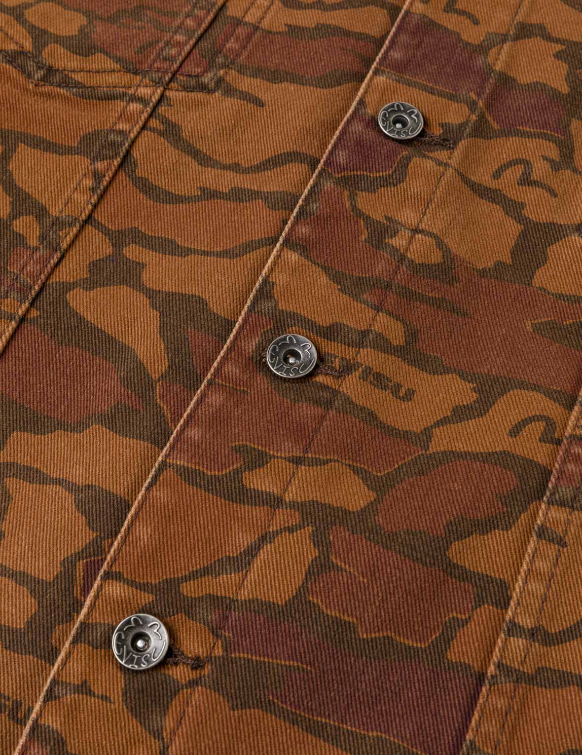 All-over Ishigaki Camouflage Denim Jacket