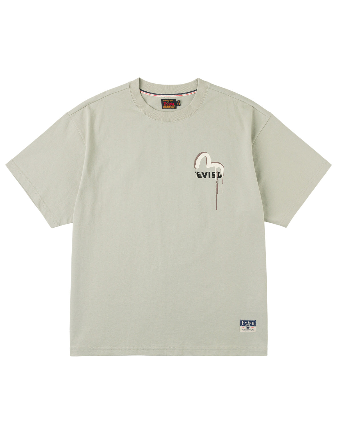 Graffiti Logo and Godhead Print T-shirt