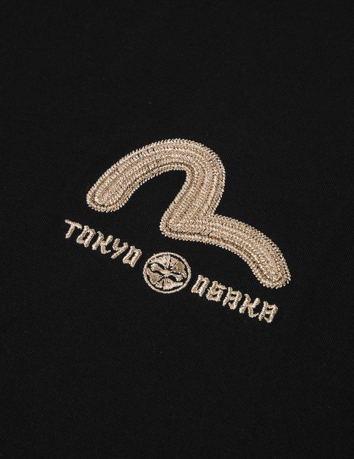 馬年主題大 M 印花T恤 - 黑