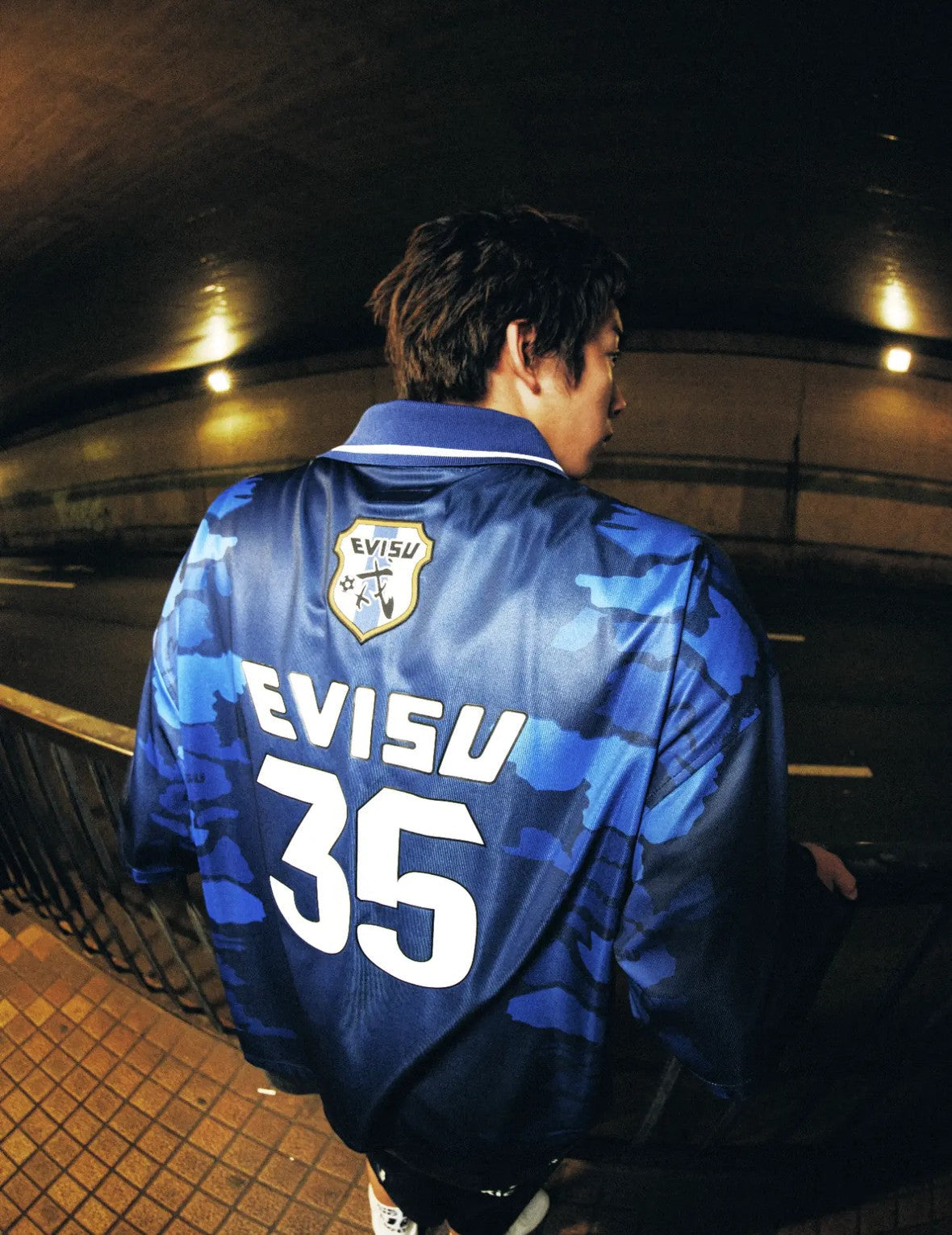 Ishigaki Camo Print Football Jersey