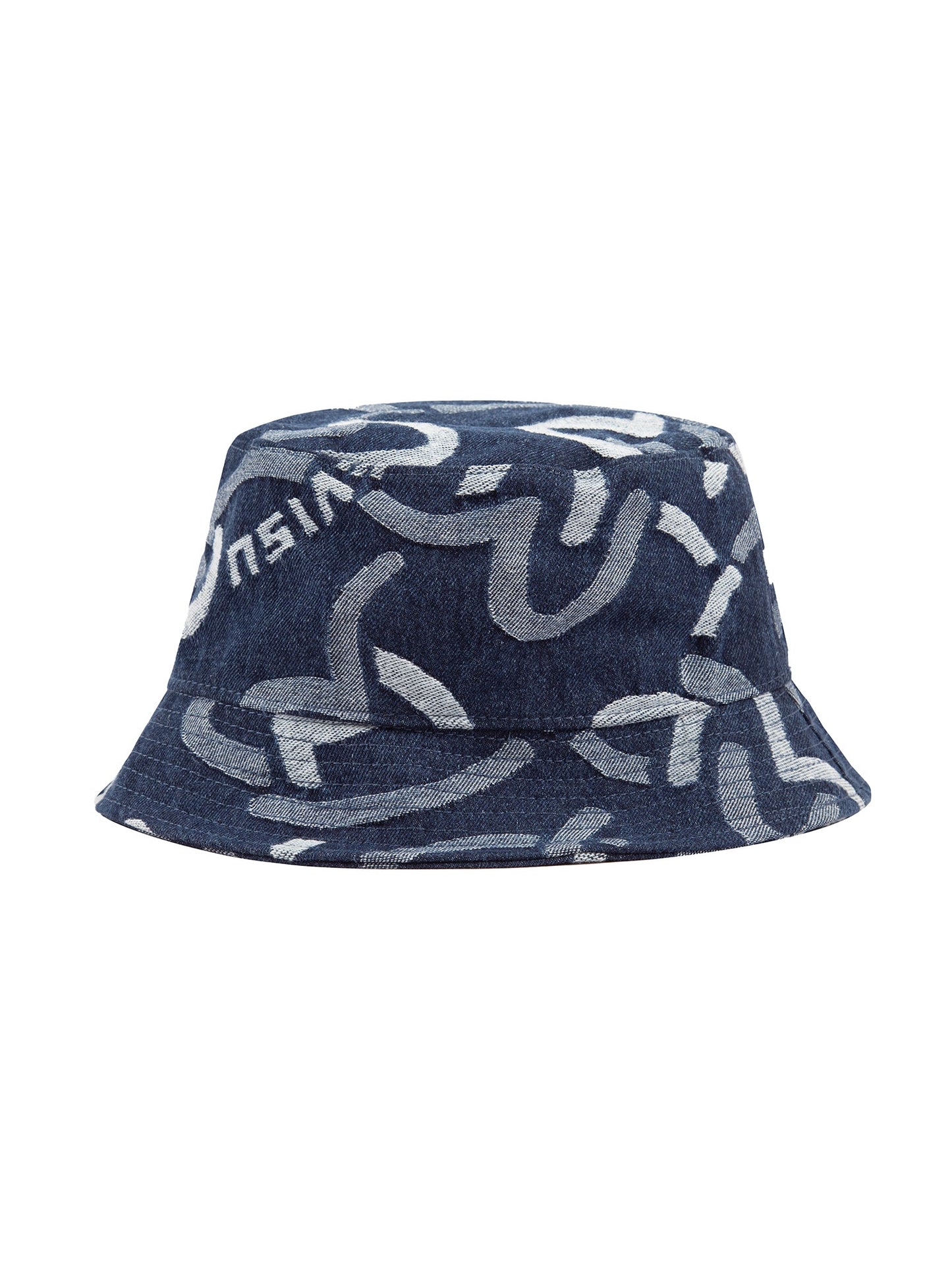 Allover Seagull Jacquard Denim Bucket Hat