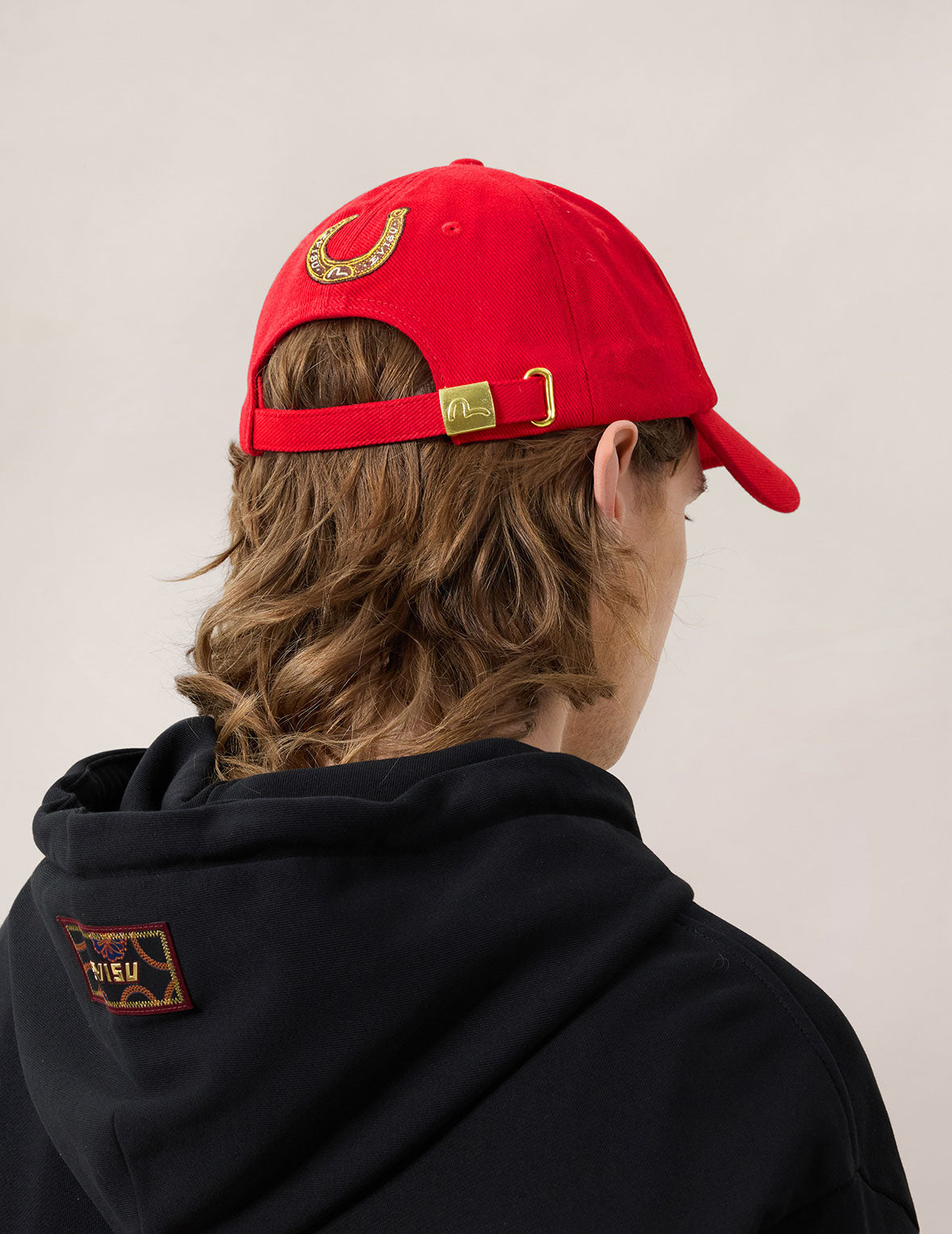 Evisu Logo Embroidery Cap - Red