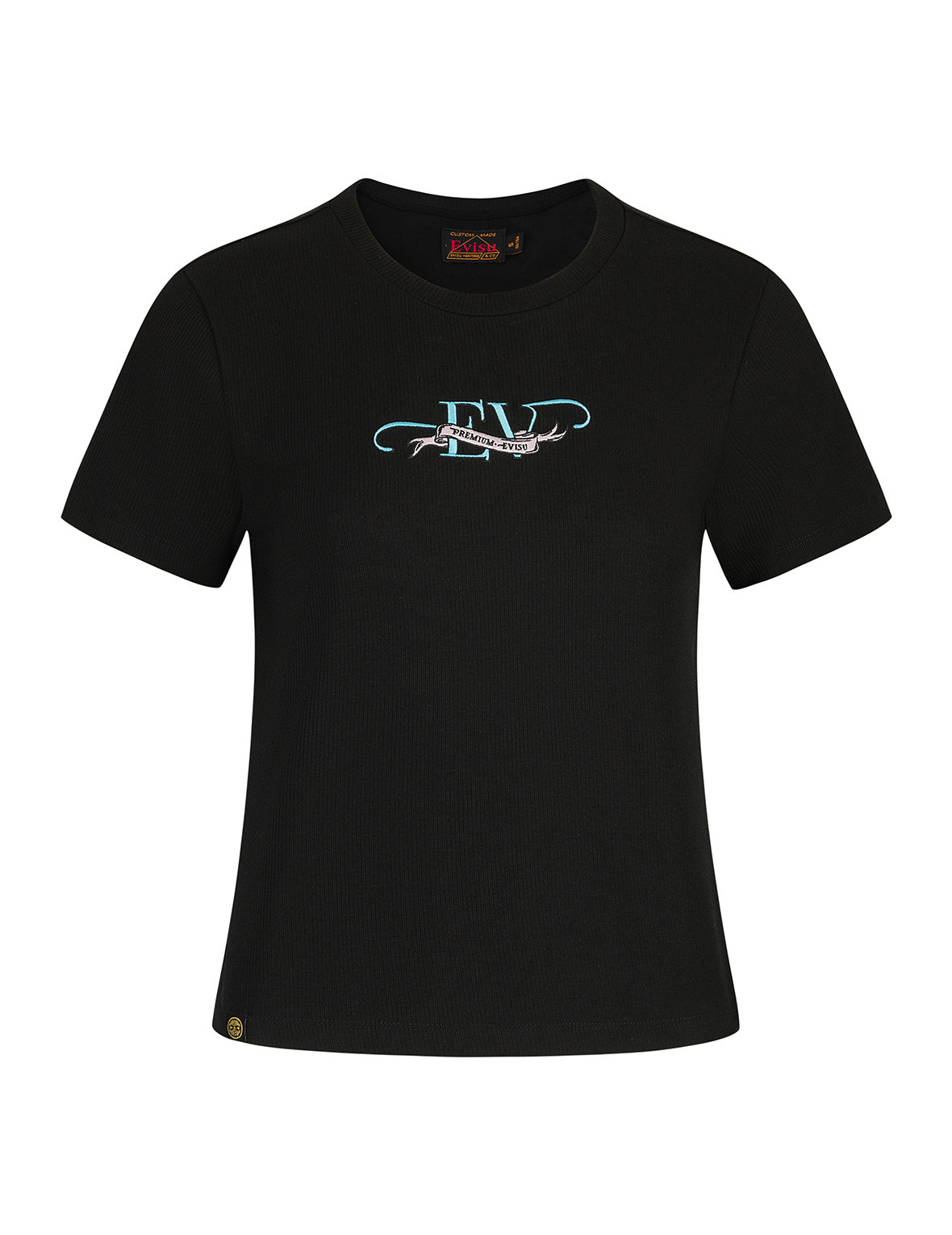 "EV" Print Slim Fit T-shirt