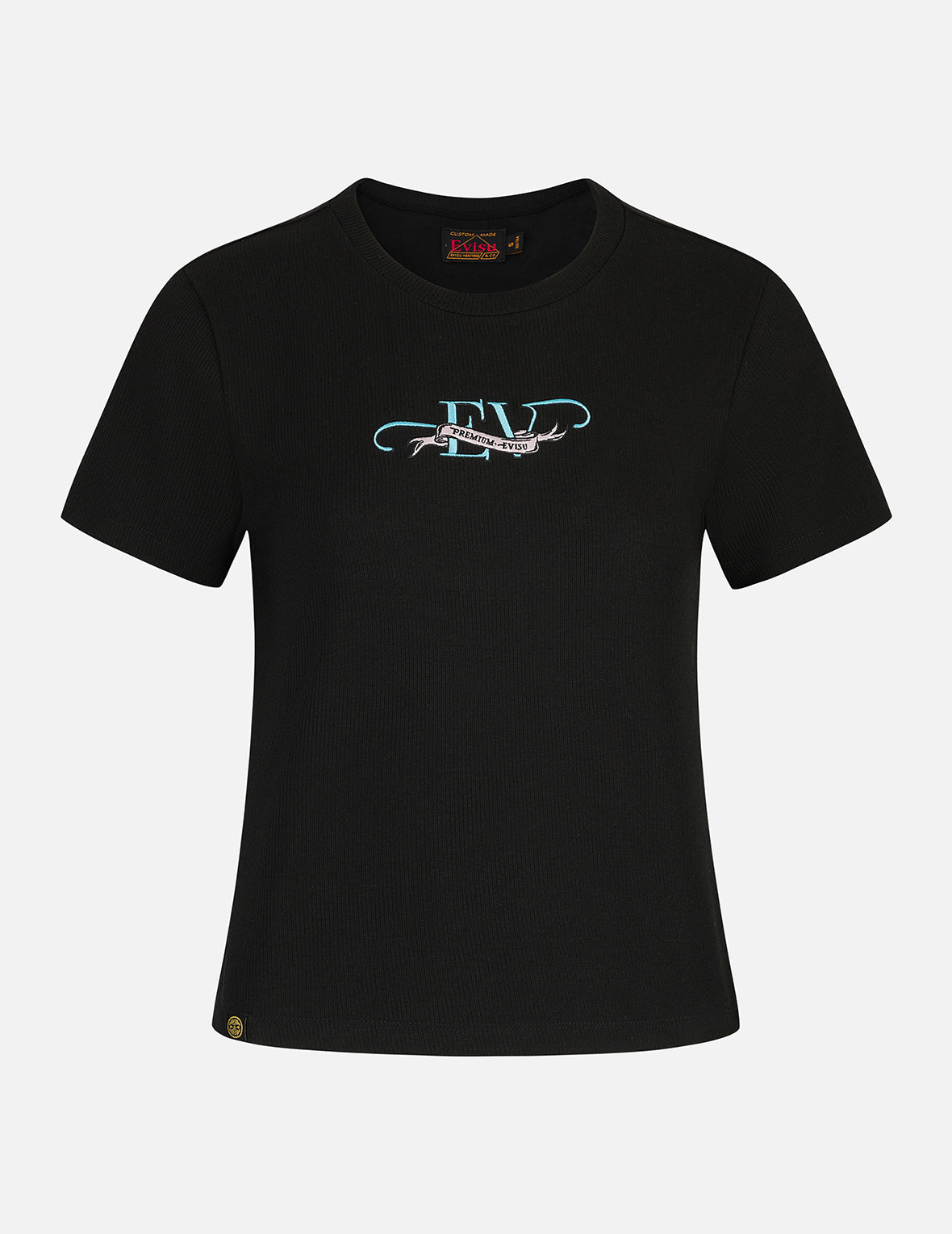 "EV" Print Slim Fit T-shirt