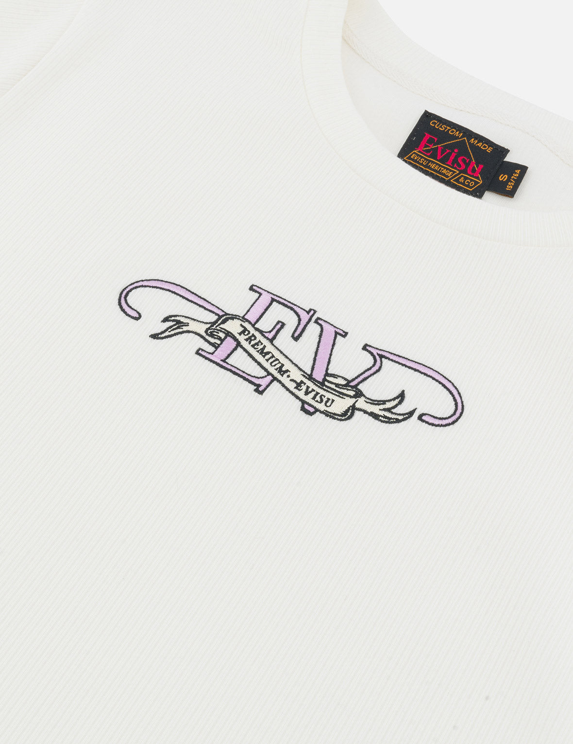 "EV" Print Slim Fit T-shirt