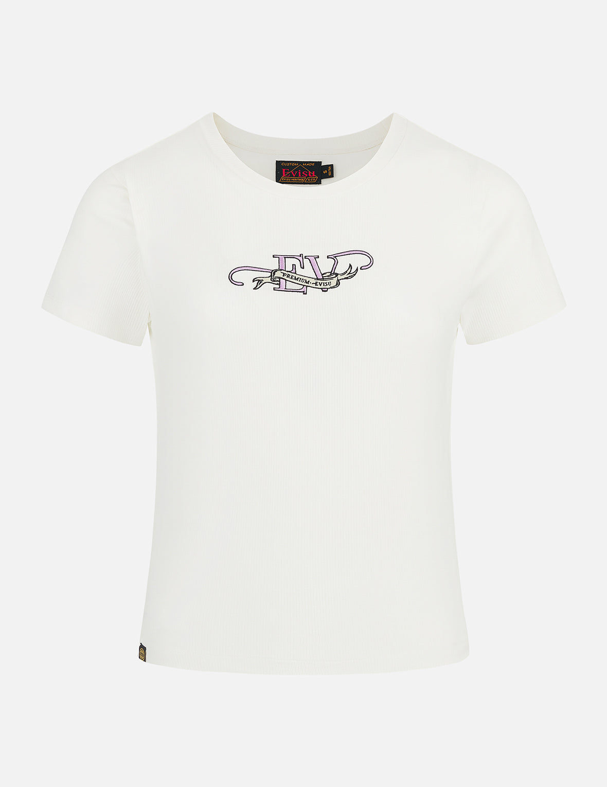 "EV" Print Slim Fit T-shirt