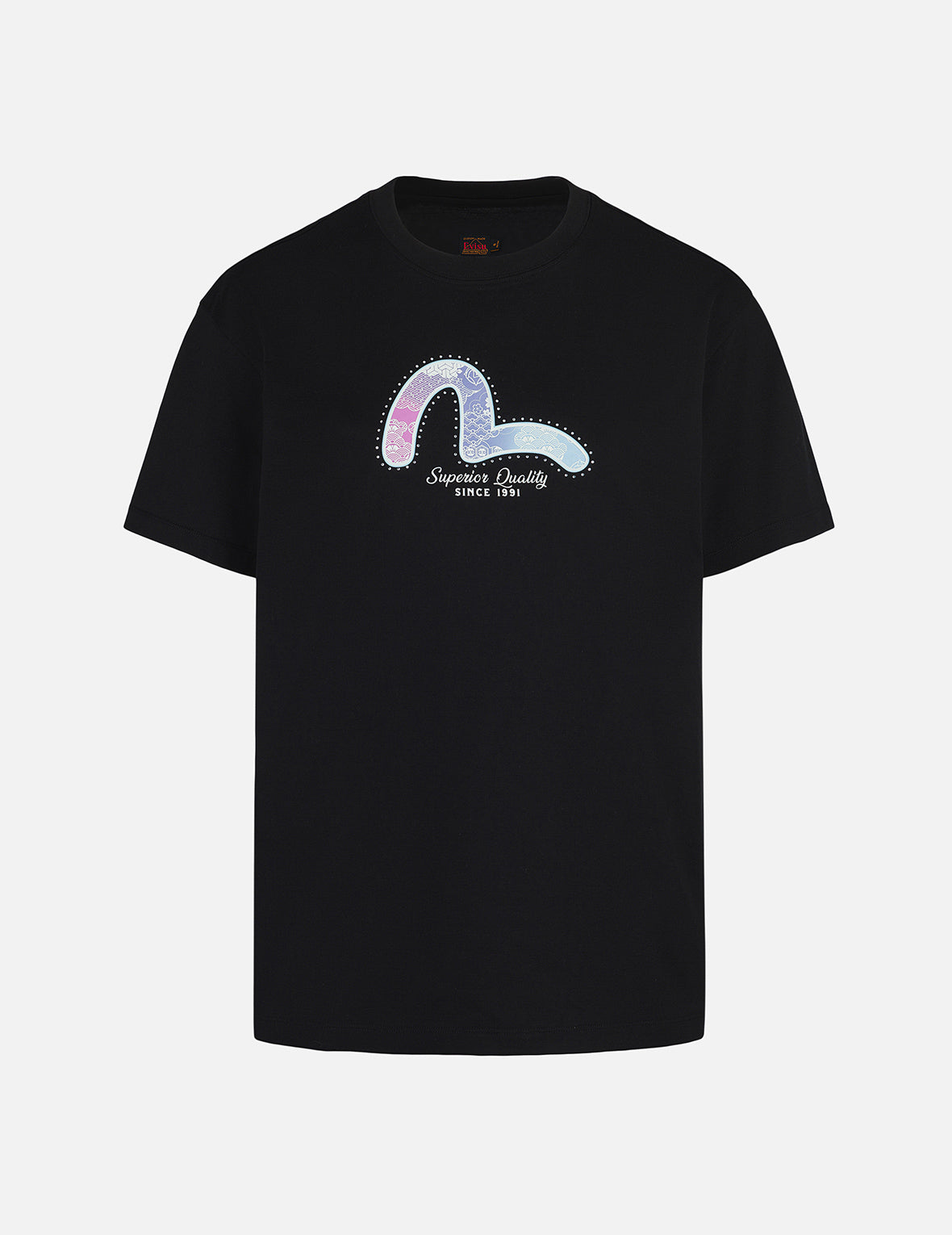 Seagull Foil Print Boyfriend T-shirt