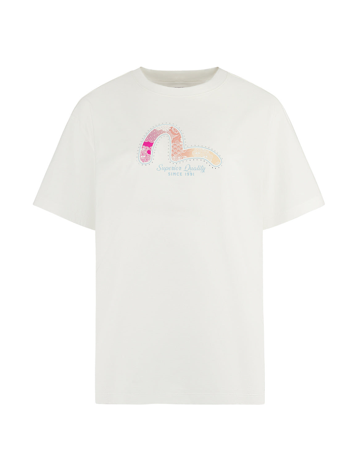 Seagull Foil Print Boyfriend T-shirt
