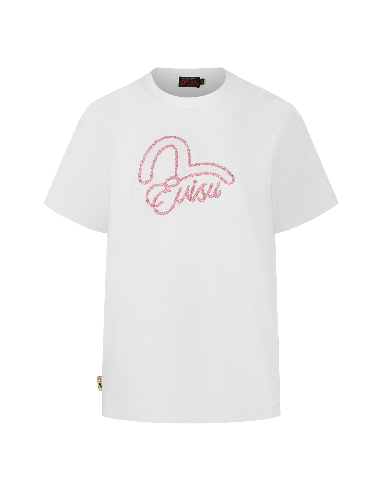 Seagull Print and Twisted Rope Logo Embroidery Boyfriend T-Shirt