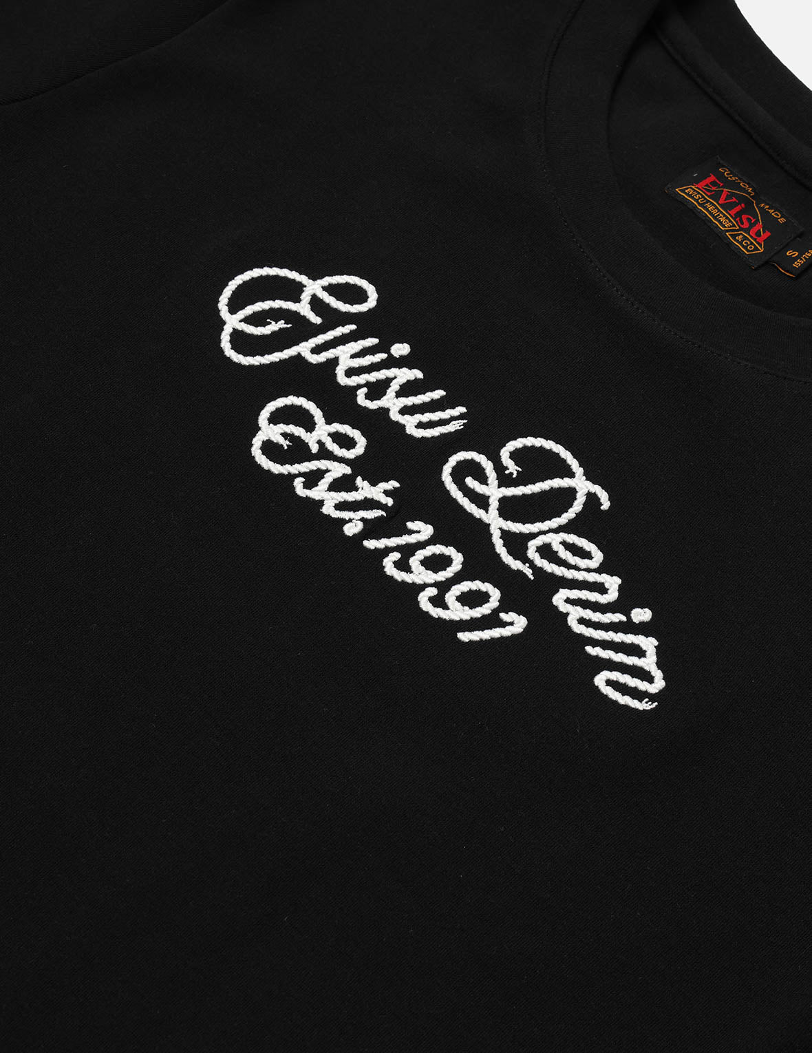 Rope Twist Slogan Embroidery Boyfriend T-Shirt
