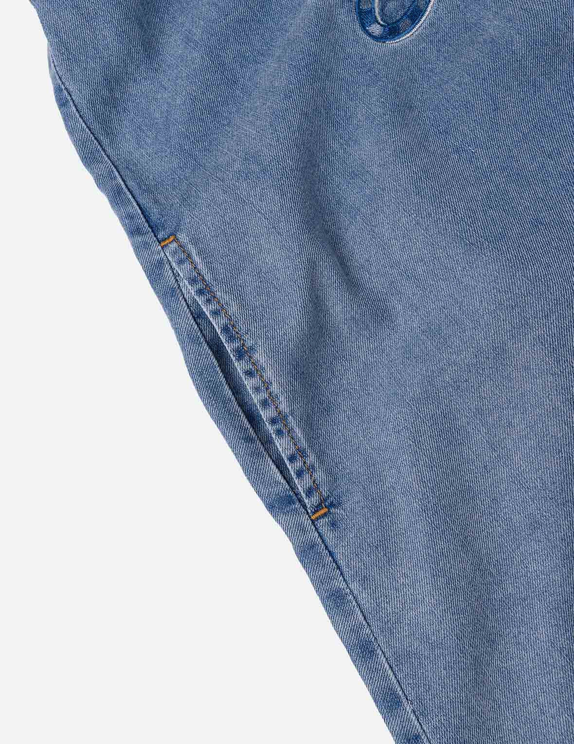 Cat Embroidery Denim Dress