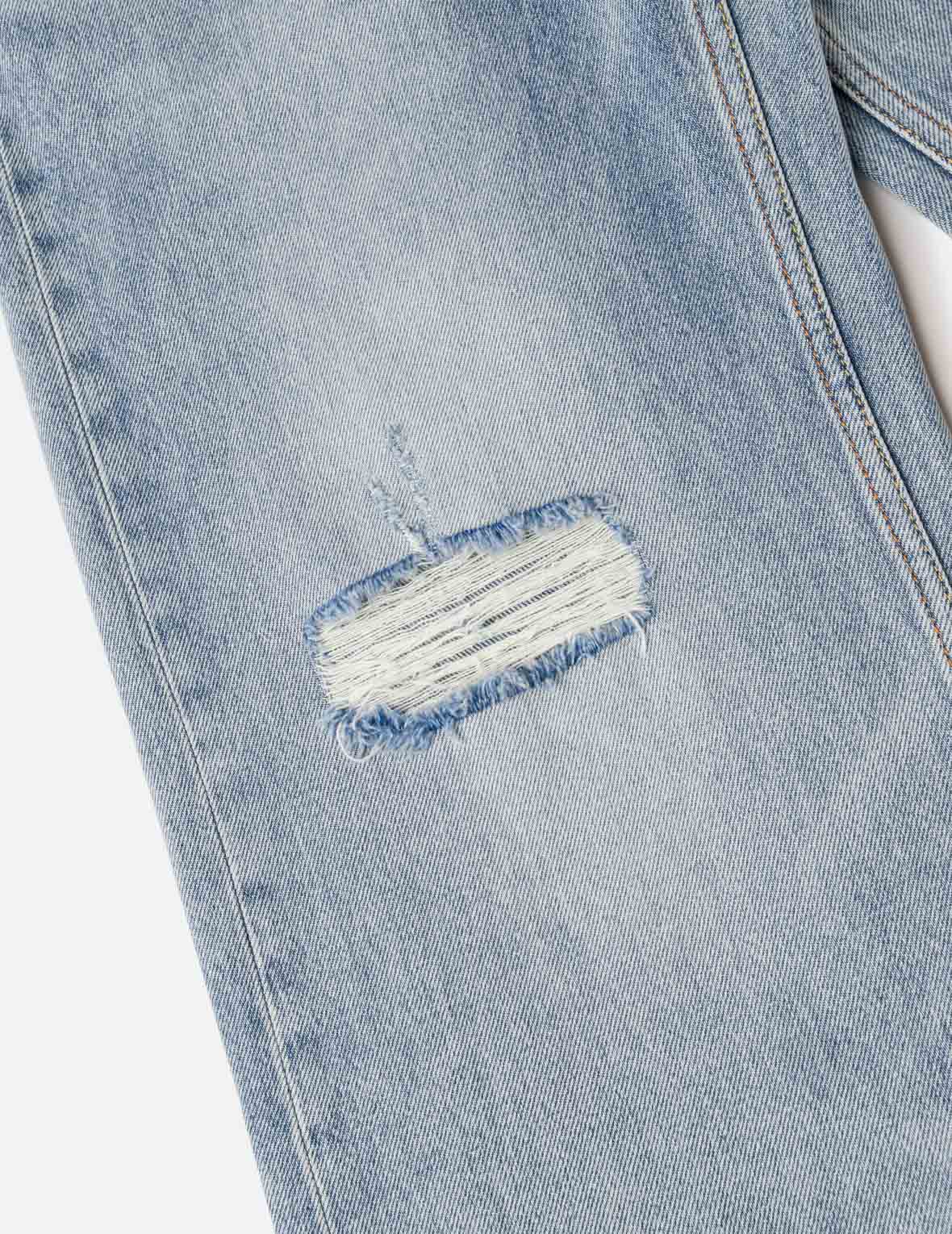 Evisu Applique Distressed Jeans