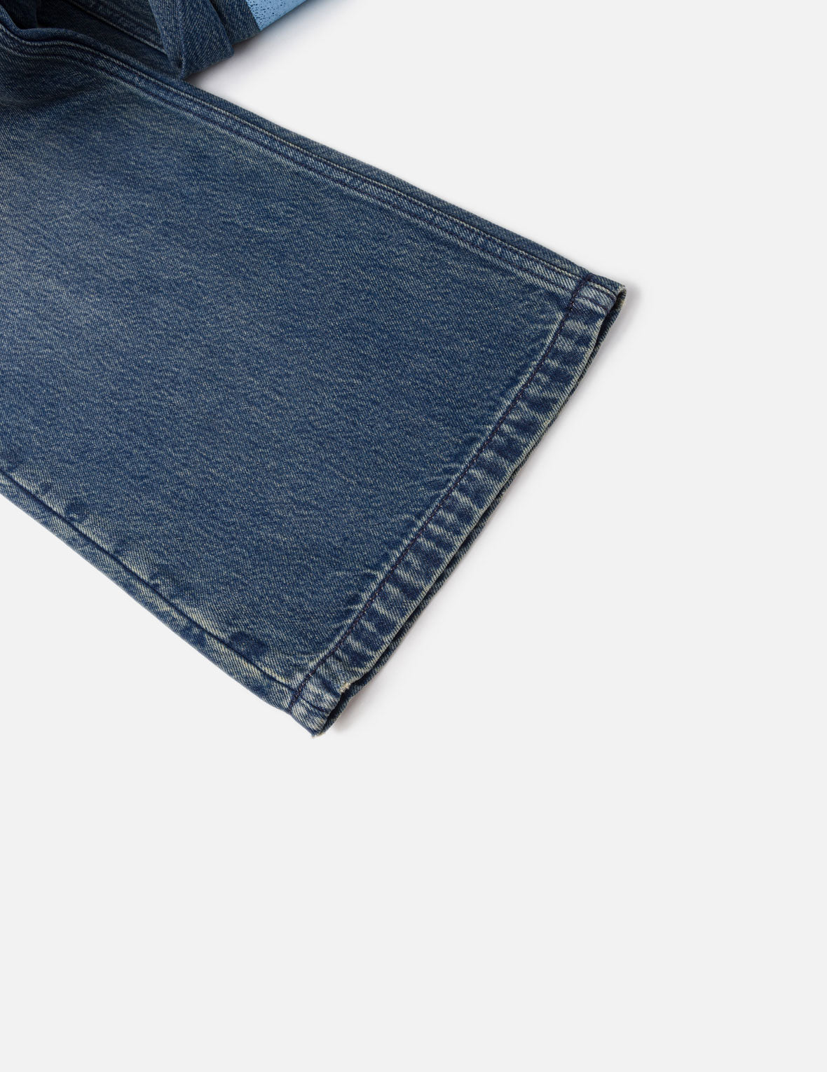 Light Blue Washed Daicock Print Jeans