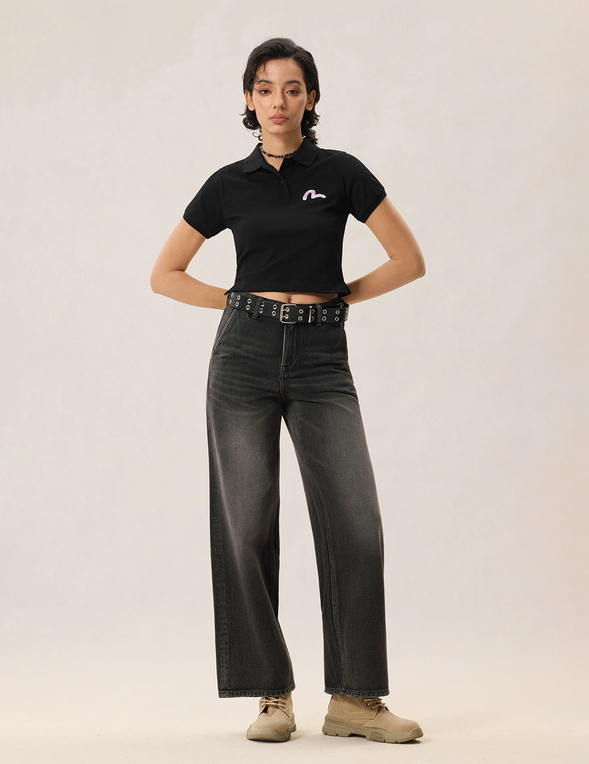 Seagull Embroidered Polo Shirt
