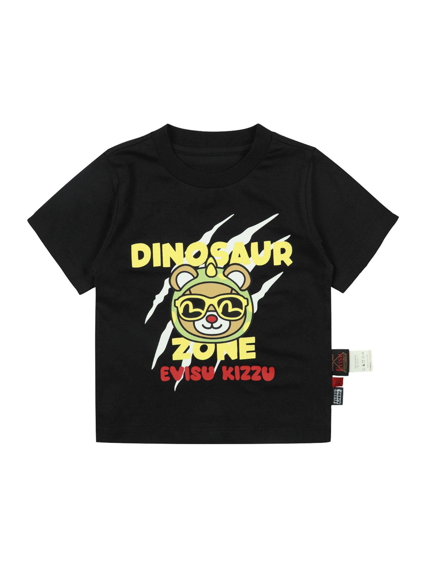 Dinosaur Bear Print Regular Fit T-shirt