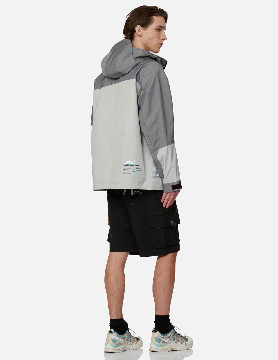 Logo條幅夾棉防風夾克