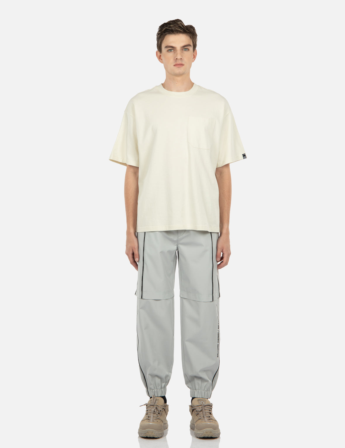 Moving Seagull Print Sweatpants
