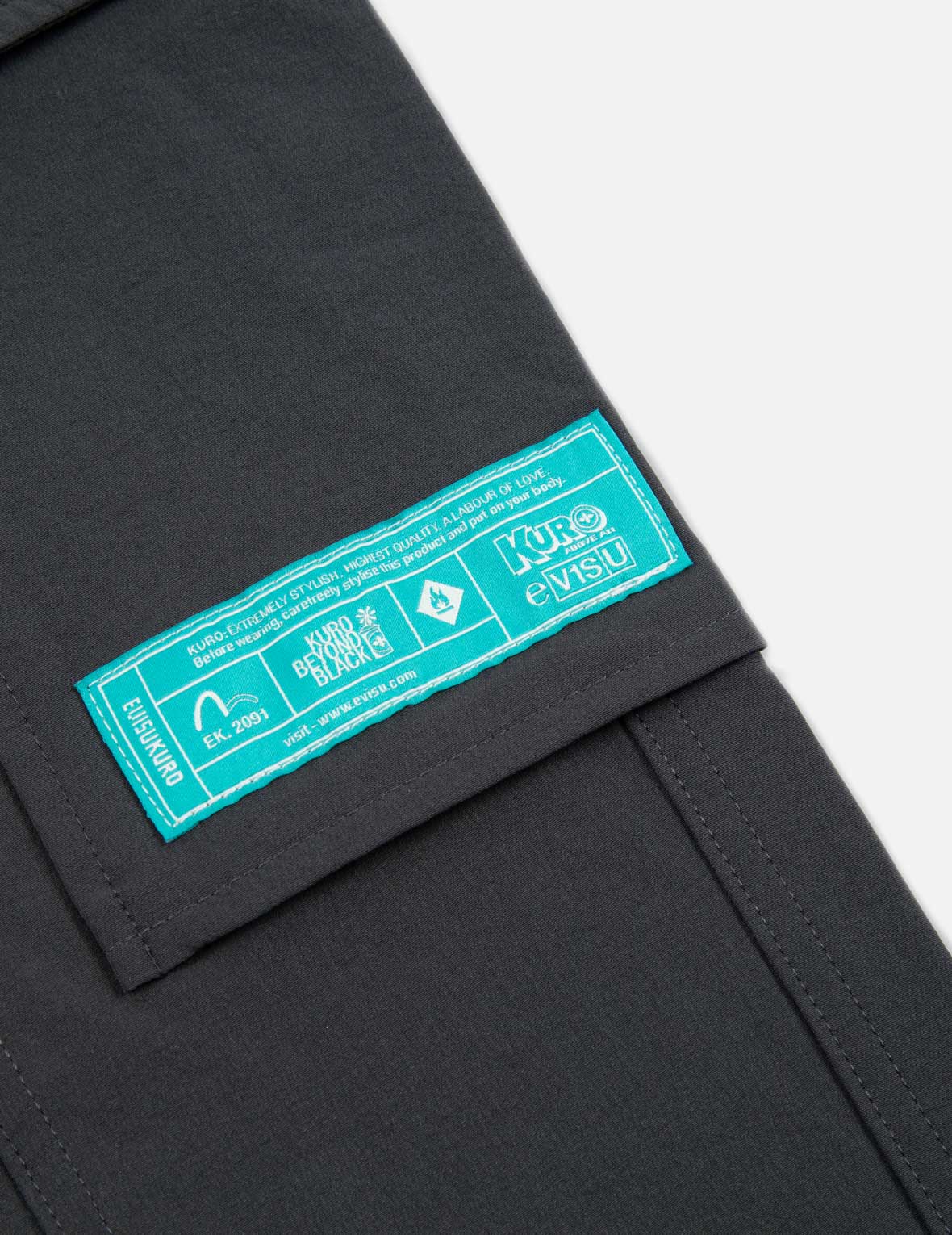 Seagull Print Cargo Pants