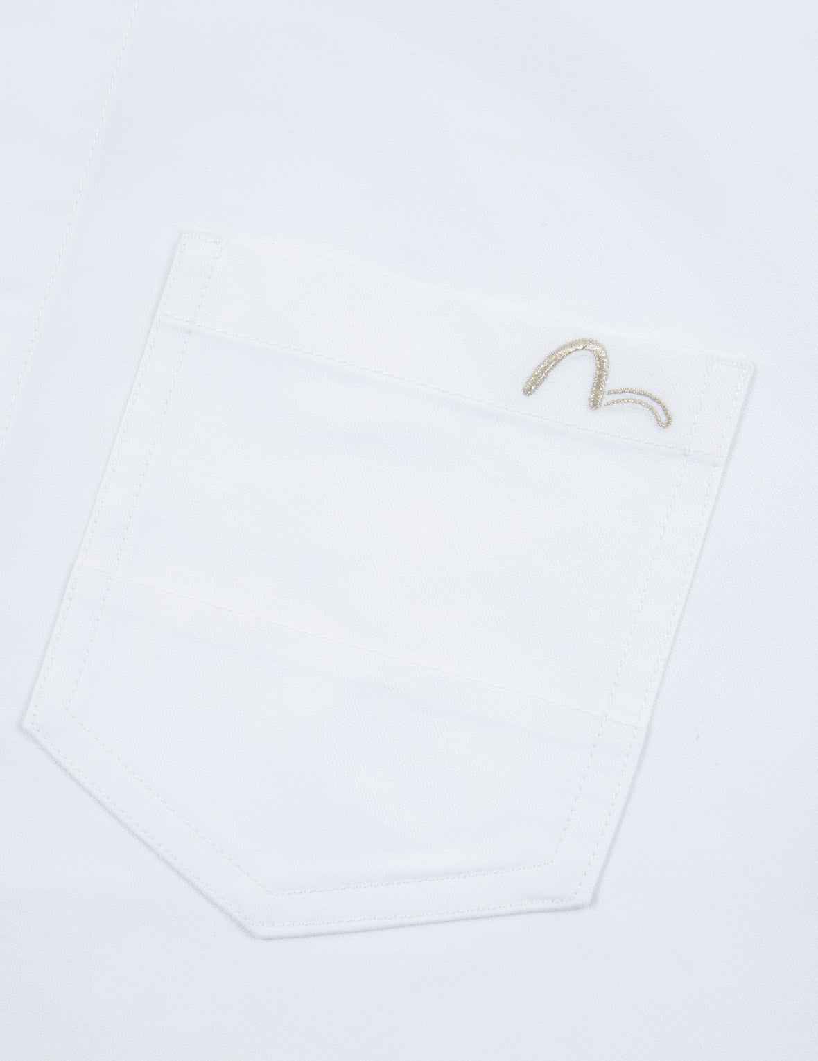 Graffiti Logo Foil Print Seagull Oxford Shirt