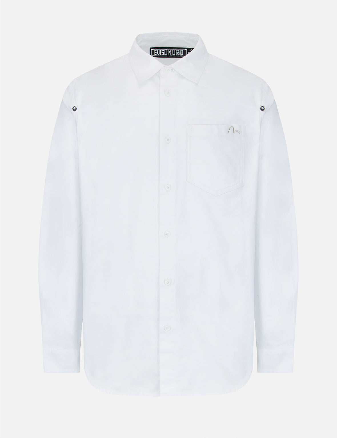 Graffiti Logo Foil Print Seagull Oxford Shirt