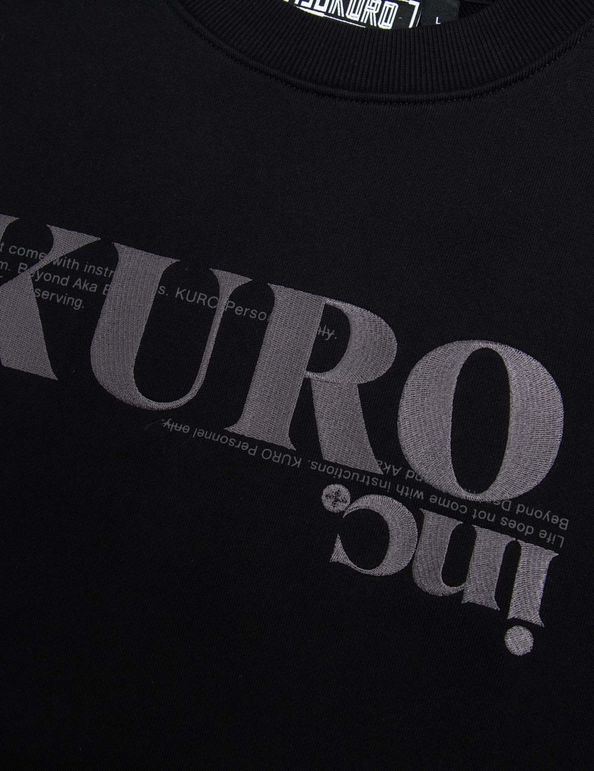 側面拼接Logo刺繡衛衣
