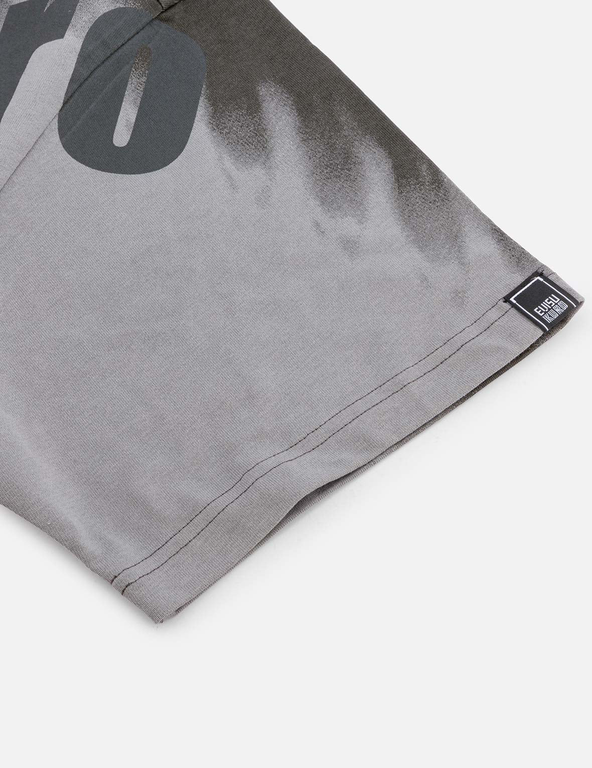 Tie-dye Logo and Slogan Print Oversized T-shirt