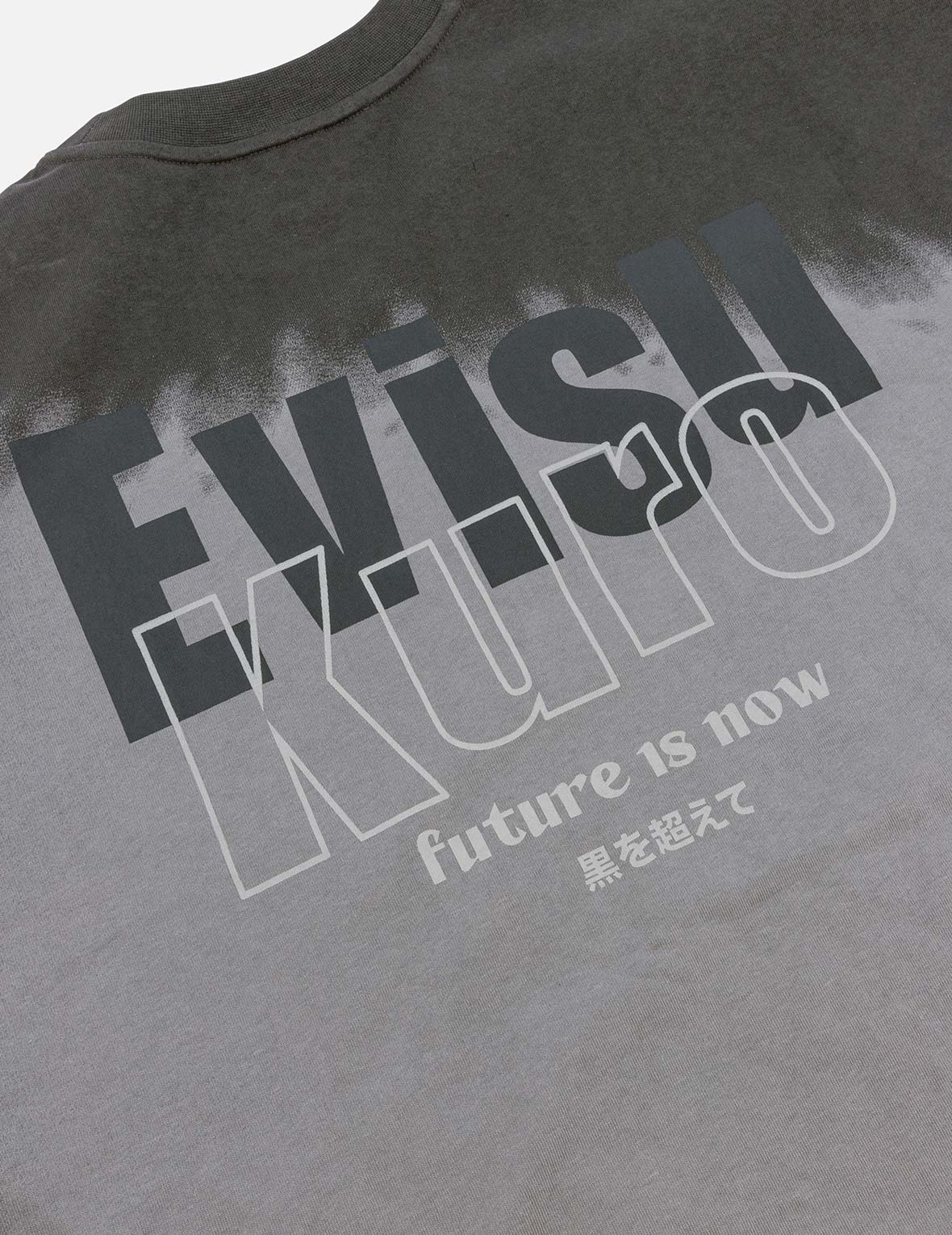 Tie-dye Logo and Slogan Print Oversized T-shirt