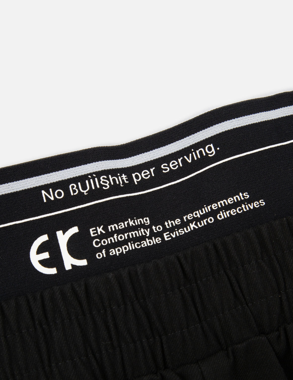 Logo Print Waistband Tapered Pants