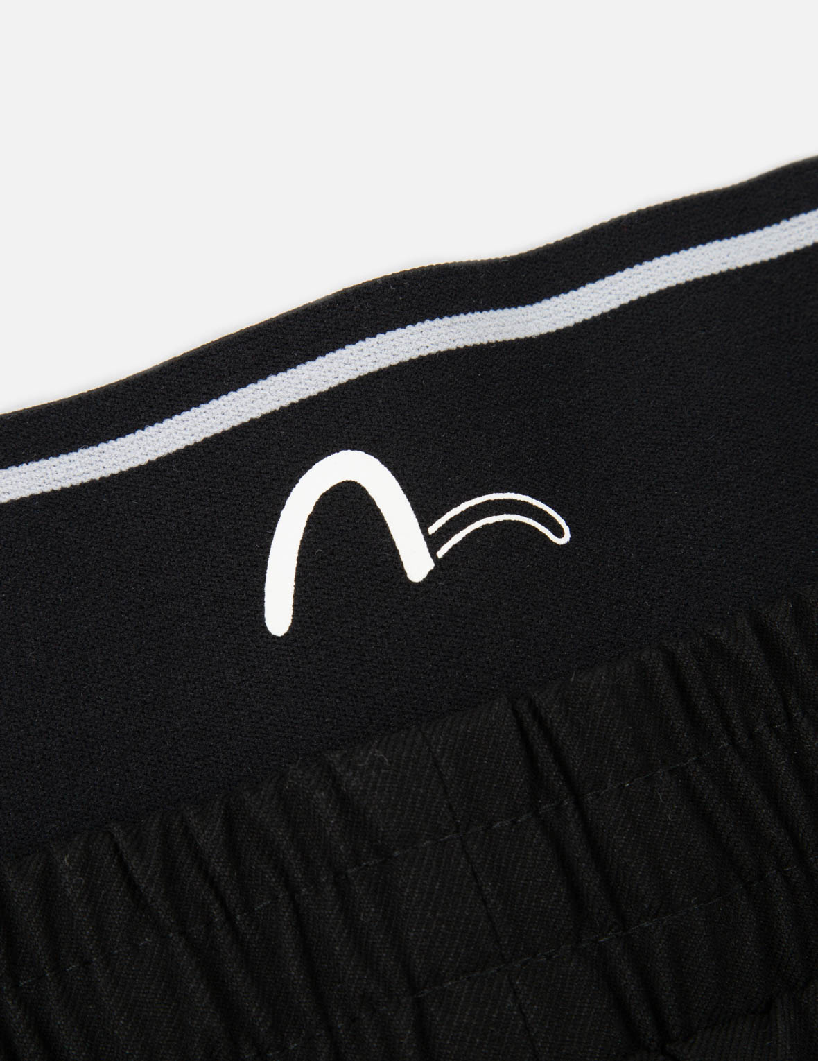 Logo Print Waistband Tapered Pants