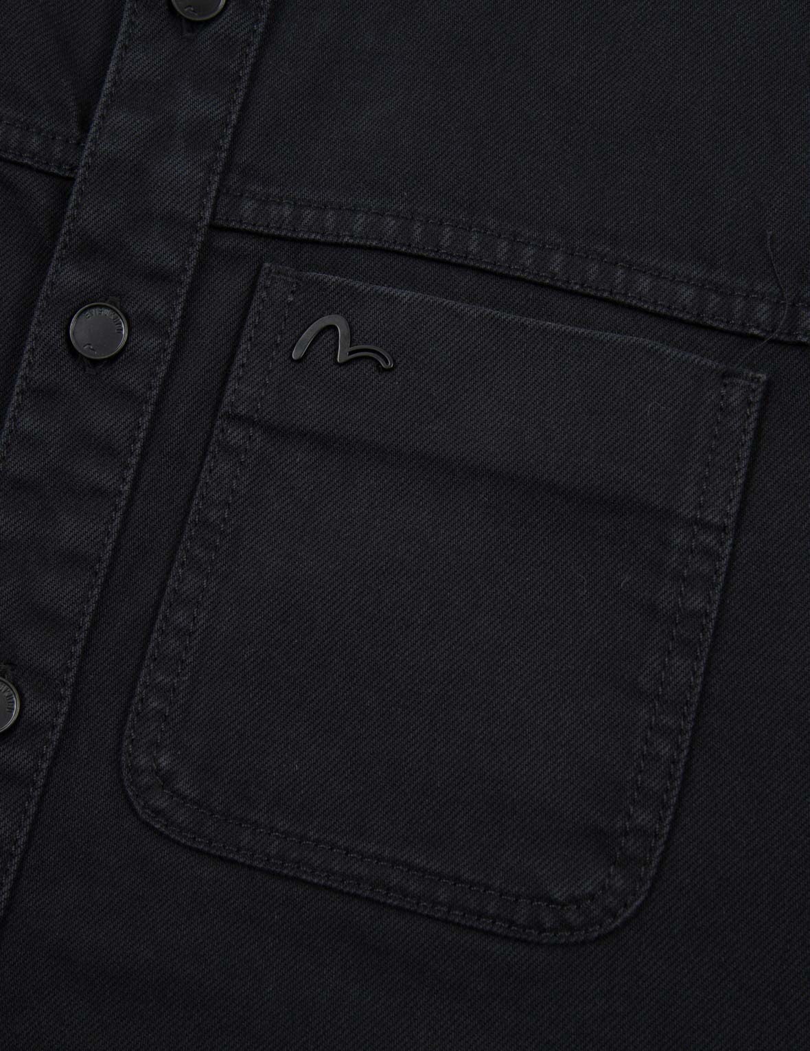 Logo刺繡牛仔襯衫